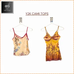 6.5$ MEGA DEAL - Y2K CAMI TOPS BUNDLE - 100 PCS