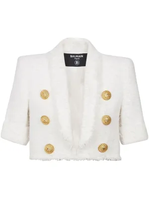 Balmain Jackets White