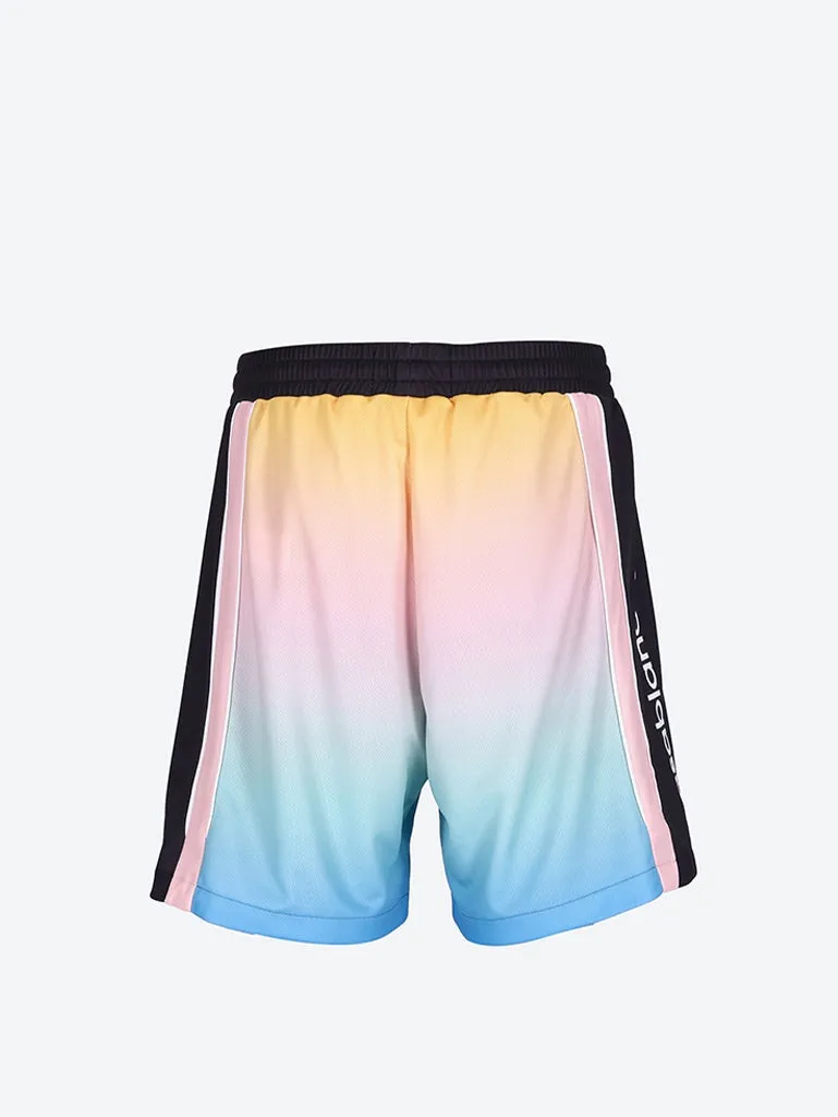 Birdseye mesh football shorts