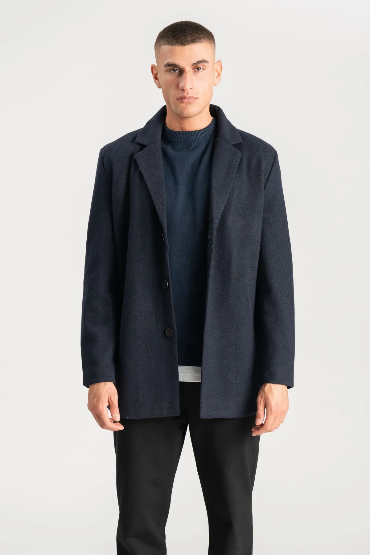 Classic Coat - Navy