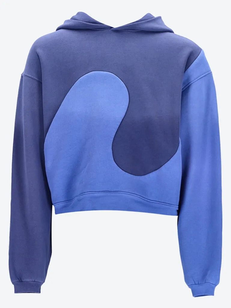 Classic swirl hoodie knit