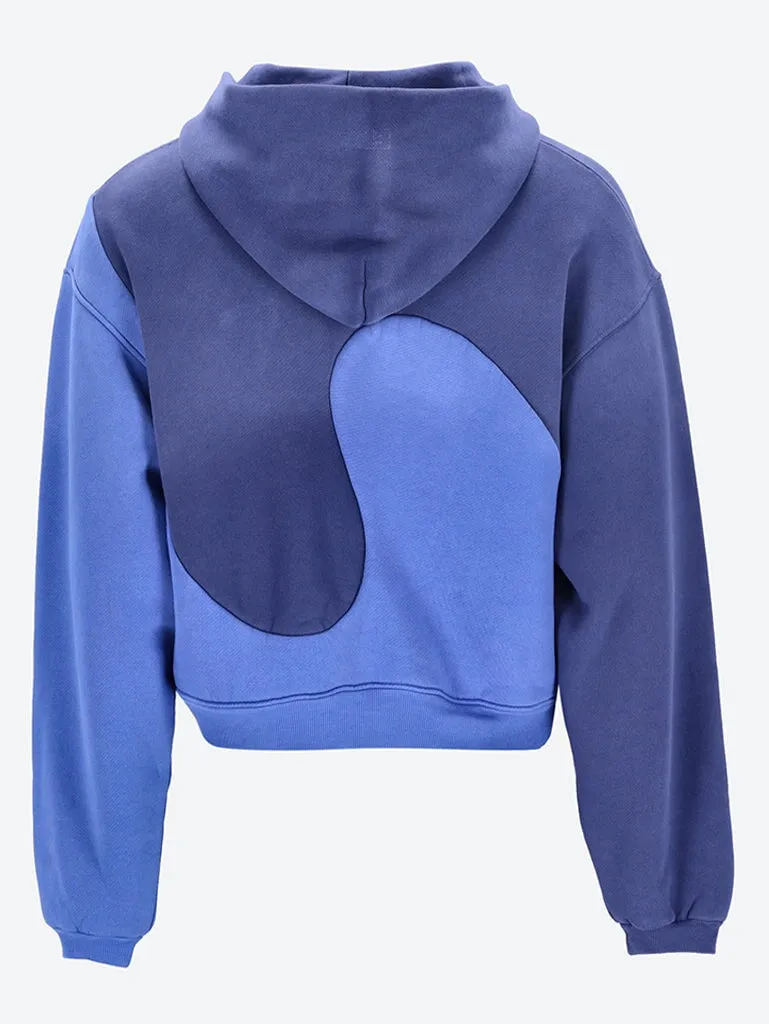 Classic swirl hoodie knit