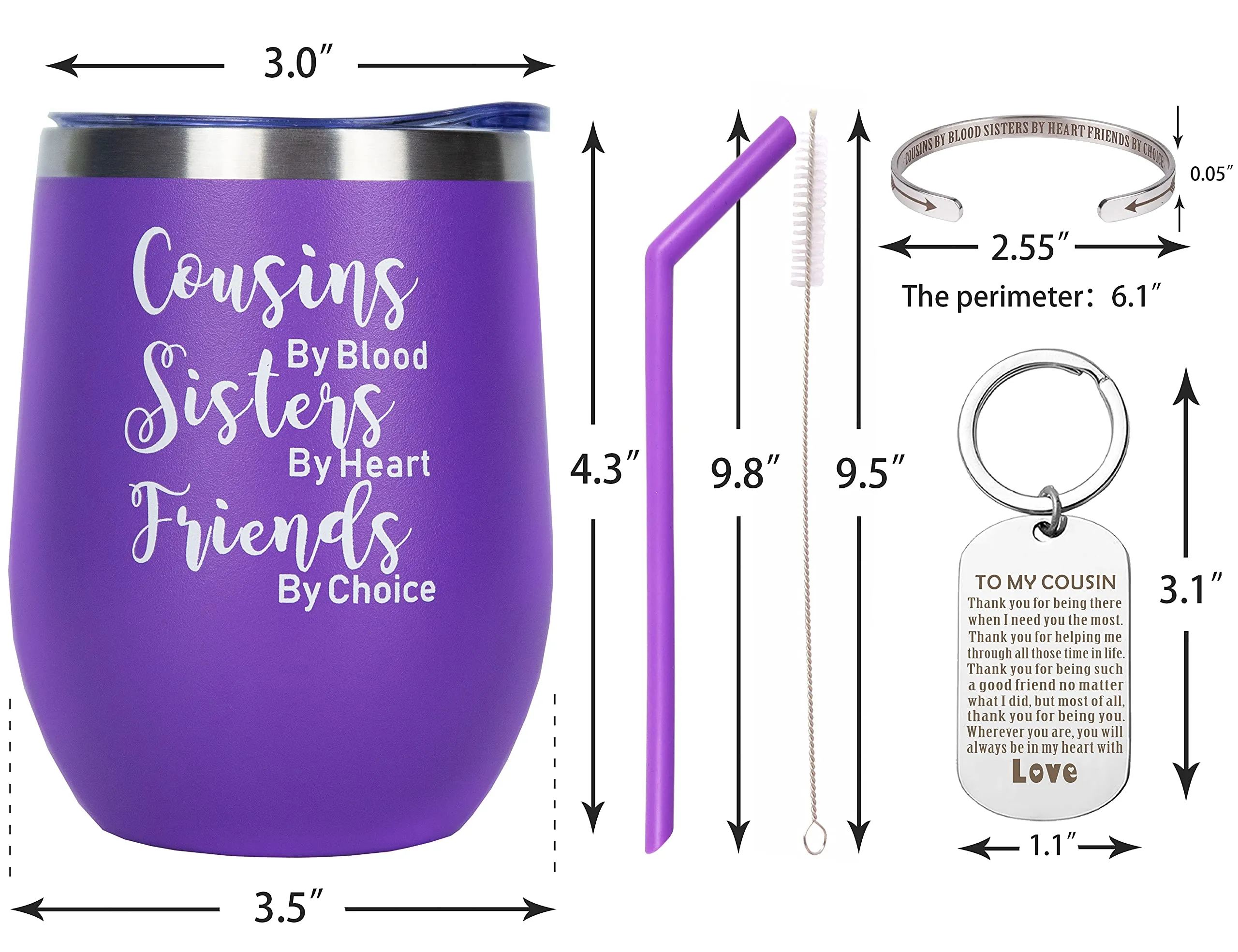 Cousin Gifts, Cousin Cup, Cousin Gifts for Women, Gifts for Cousins Female, Cousin