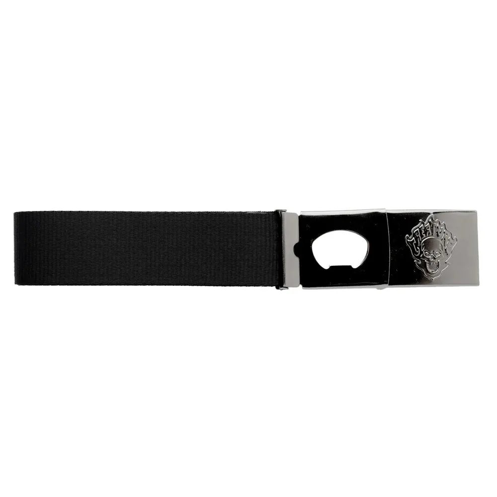 Creature Bonehead Flame Web Belt Black