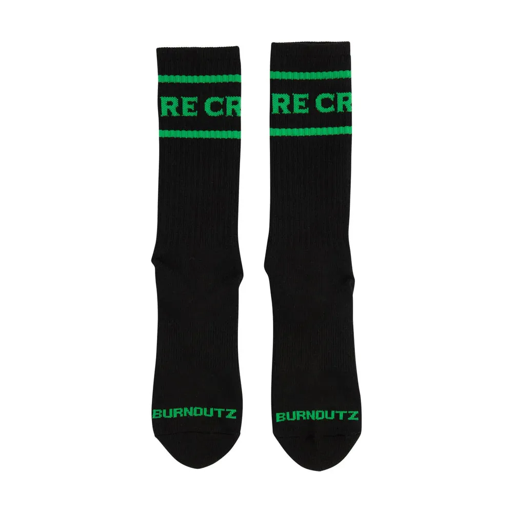 Creature Burnoutz Mens Socks Black