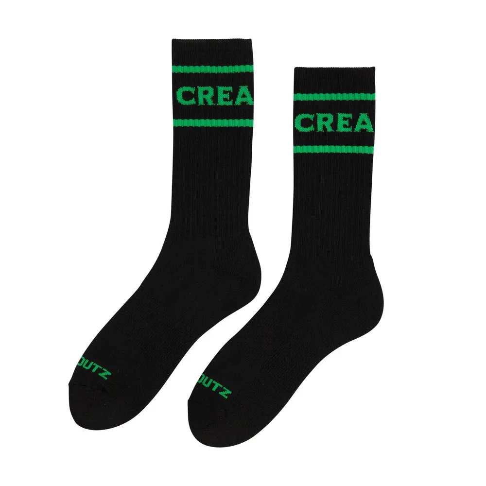 Creature Burnoutz Mens Socks Black