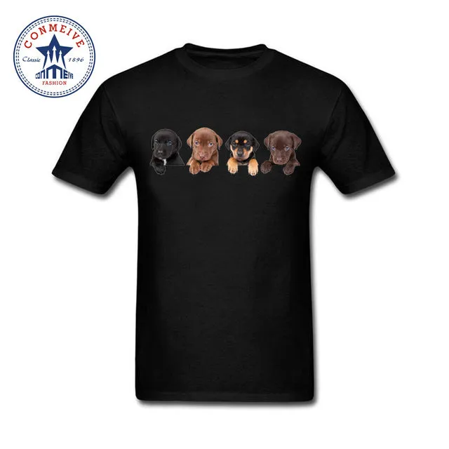 dj music dog t shirt men