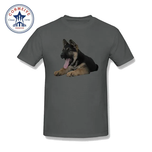 dj music dog t shirt men