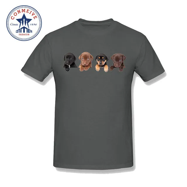 dj music dog t shirt men