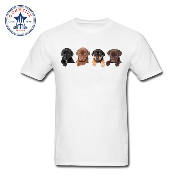 dj music dog t shirt men