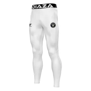 Durham Compression Pants Men White