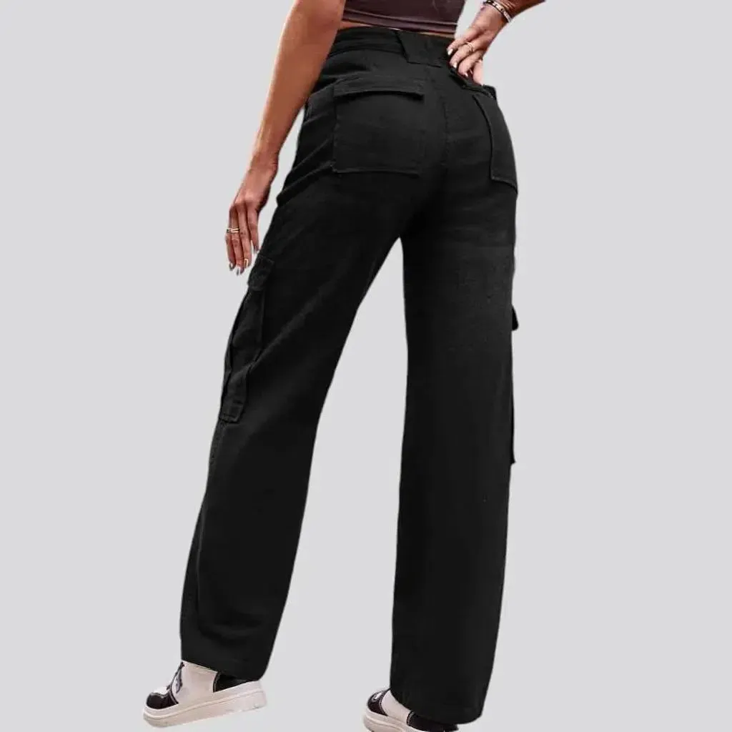 Fashion loose denim pants
 for women