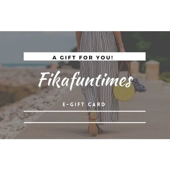 Fikafuntimes Clothing Brand & Accessories Gift Cards