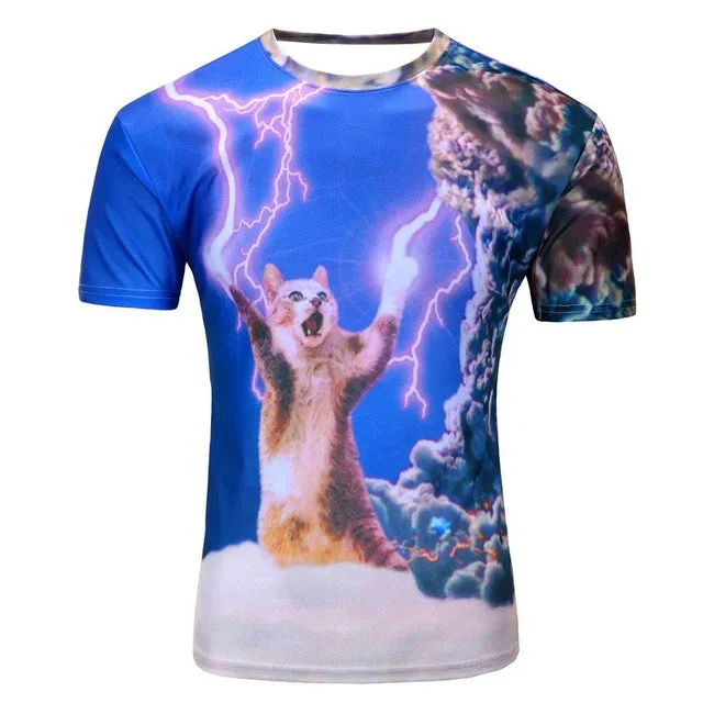 galaxy space 3D t shirt