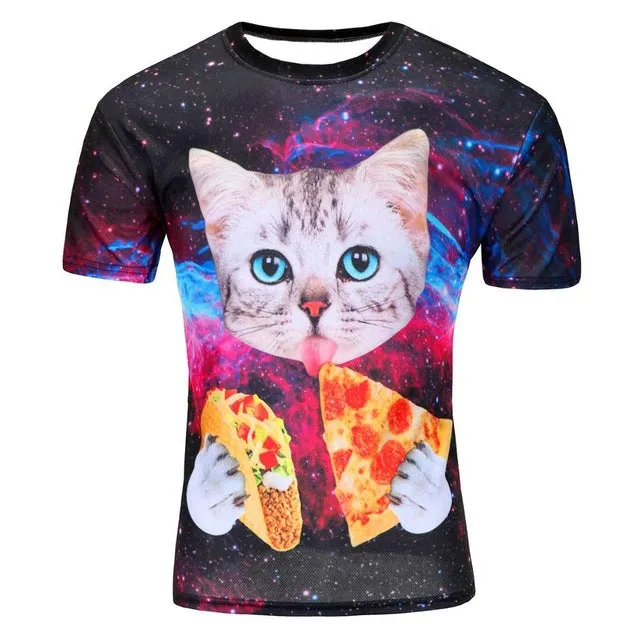 galaxy space 3D t shirt