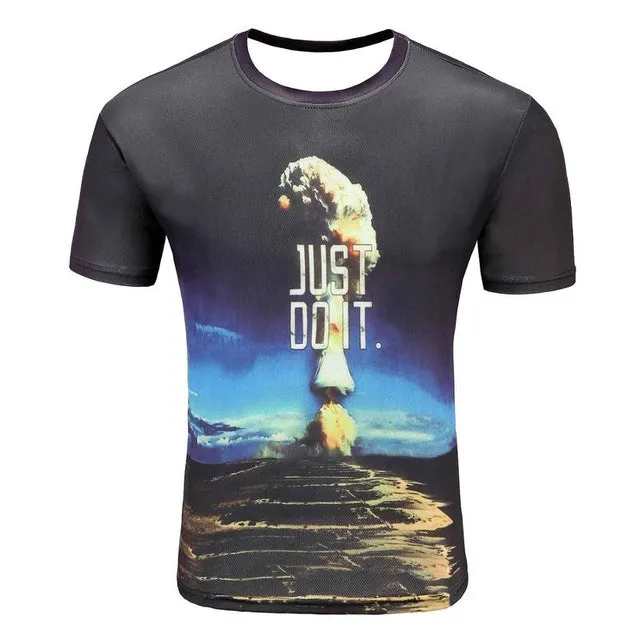 galaxy space 3D t shirt