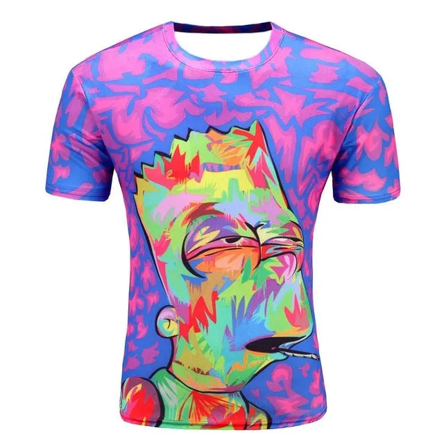 galaxy space 3D t shirt