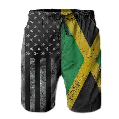 Jamaica men beach shorts -Sexikinis Swim