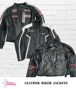 Leather Biker Jackets 11pcs