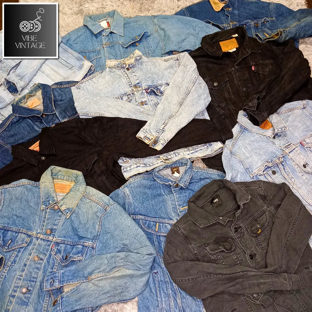 LEVI'S LEE WRANGLER DENIM JACKETS - 20 PCS