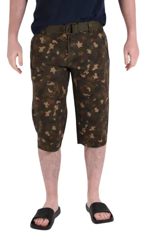 Men Camouflage Shorts With Belt