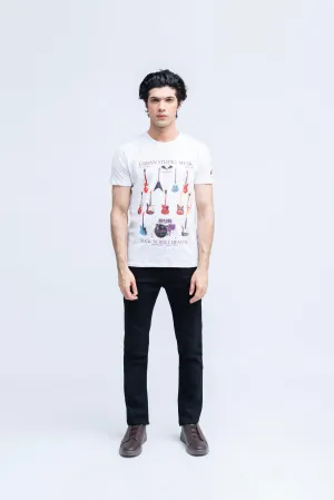 Men Guitar Graphic Tee