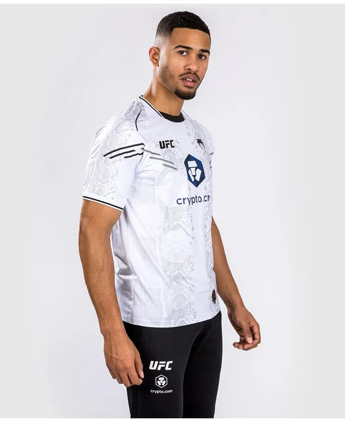 Men's Authentic Adrenaline Fight Night UFC Venum Jersey T-Shirt, White