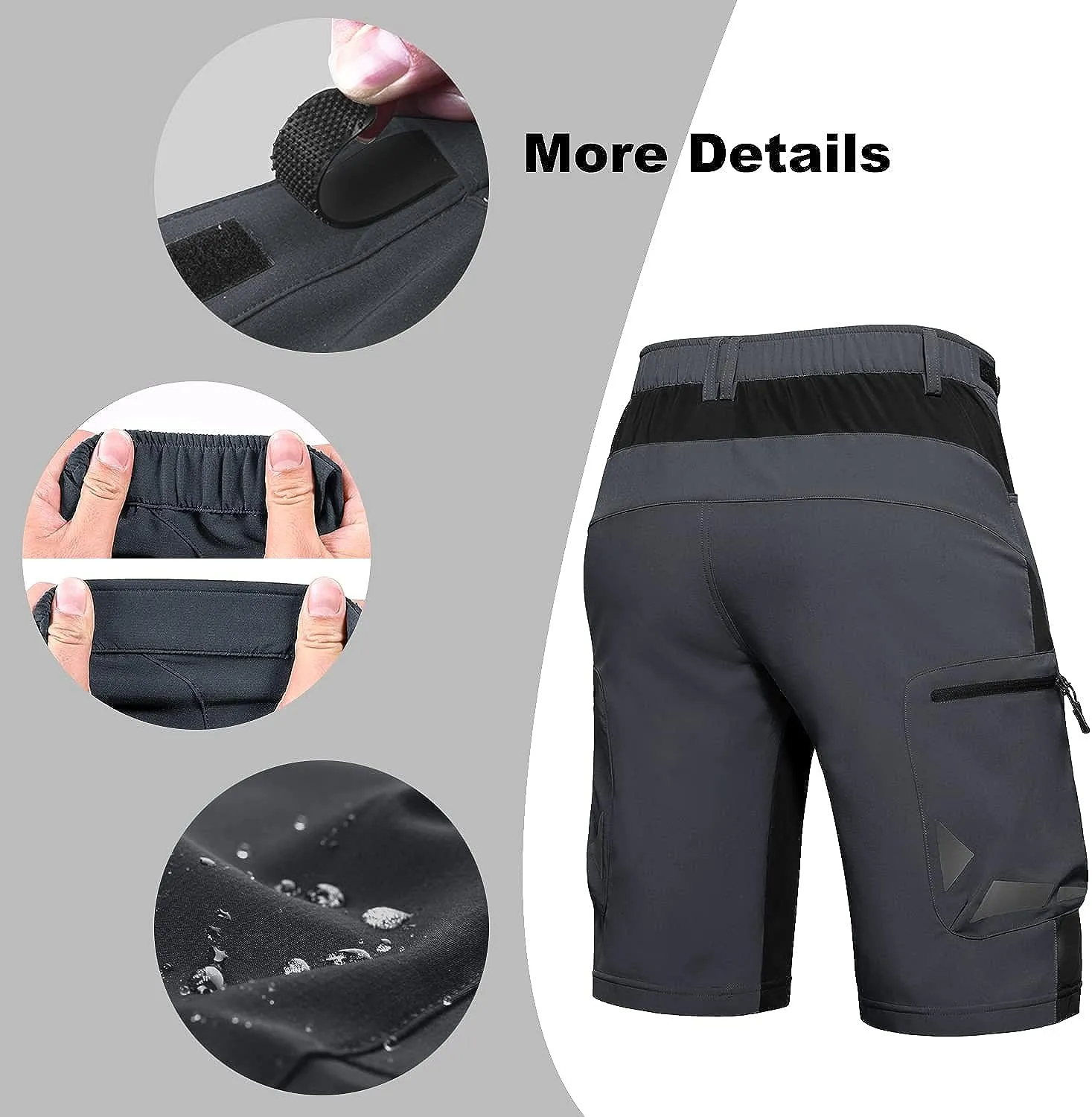 Men's Padded Mountain Bike Shorts 27