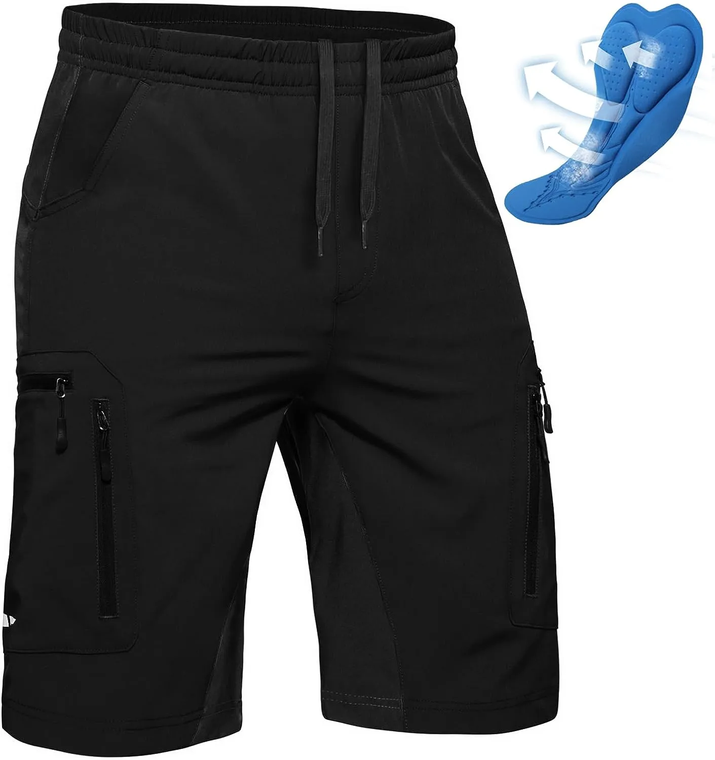 Men's Padded Mountain Bike Shorts 30