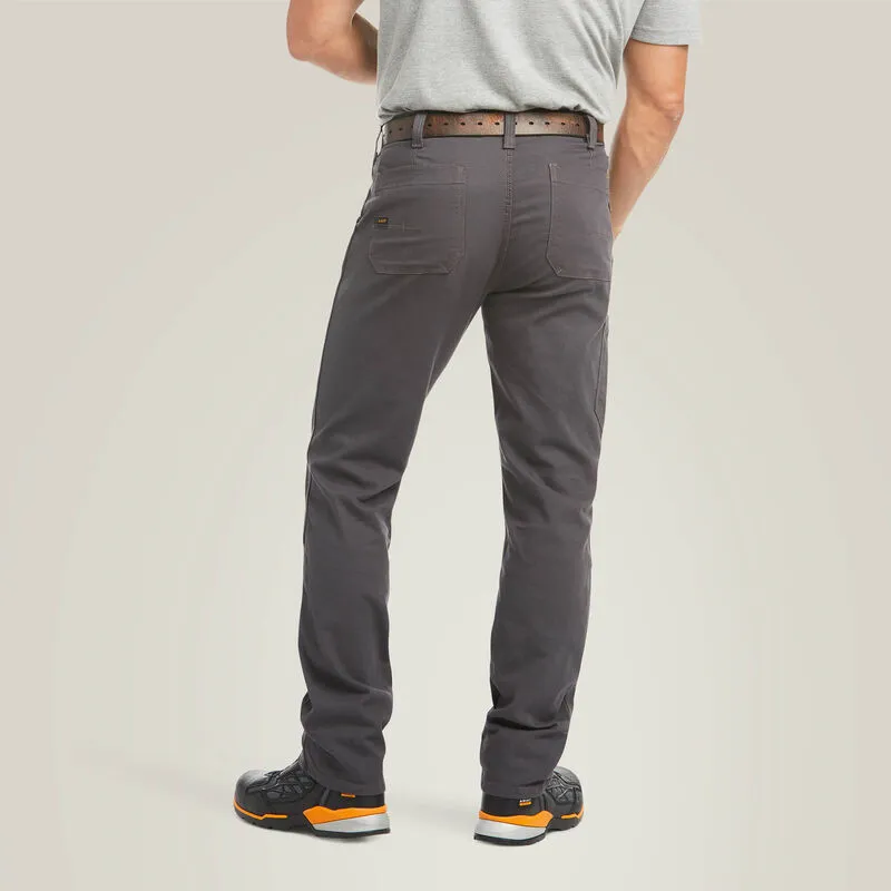 Men's Rebar M4 Low Rise DuraStretch Made Tough Double Front Stackable Straight Leg Pant | 10030234