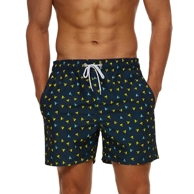 Men's Sports Short Beach Bermuda Board Shorts Surfing Swimming Boxer Trunks Bathing Suits Swimwear Swimsuit