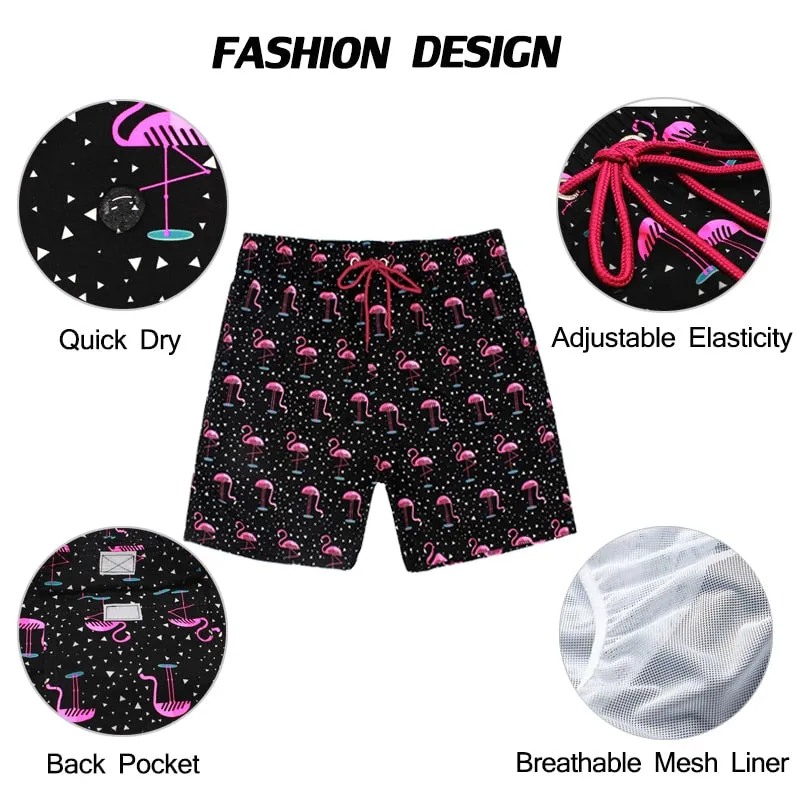 Men's Sports Short Beach Bermuda Board Shorts Surfing Swimming Boxer Trunks Bathing Suits Swimwear Swimsuit