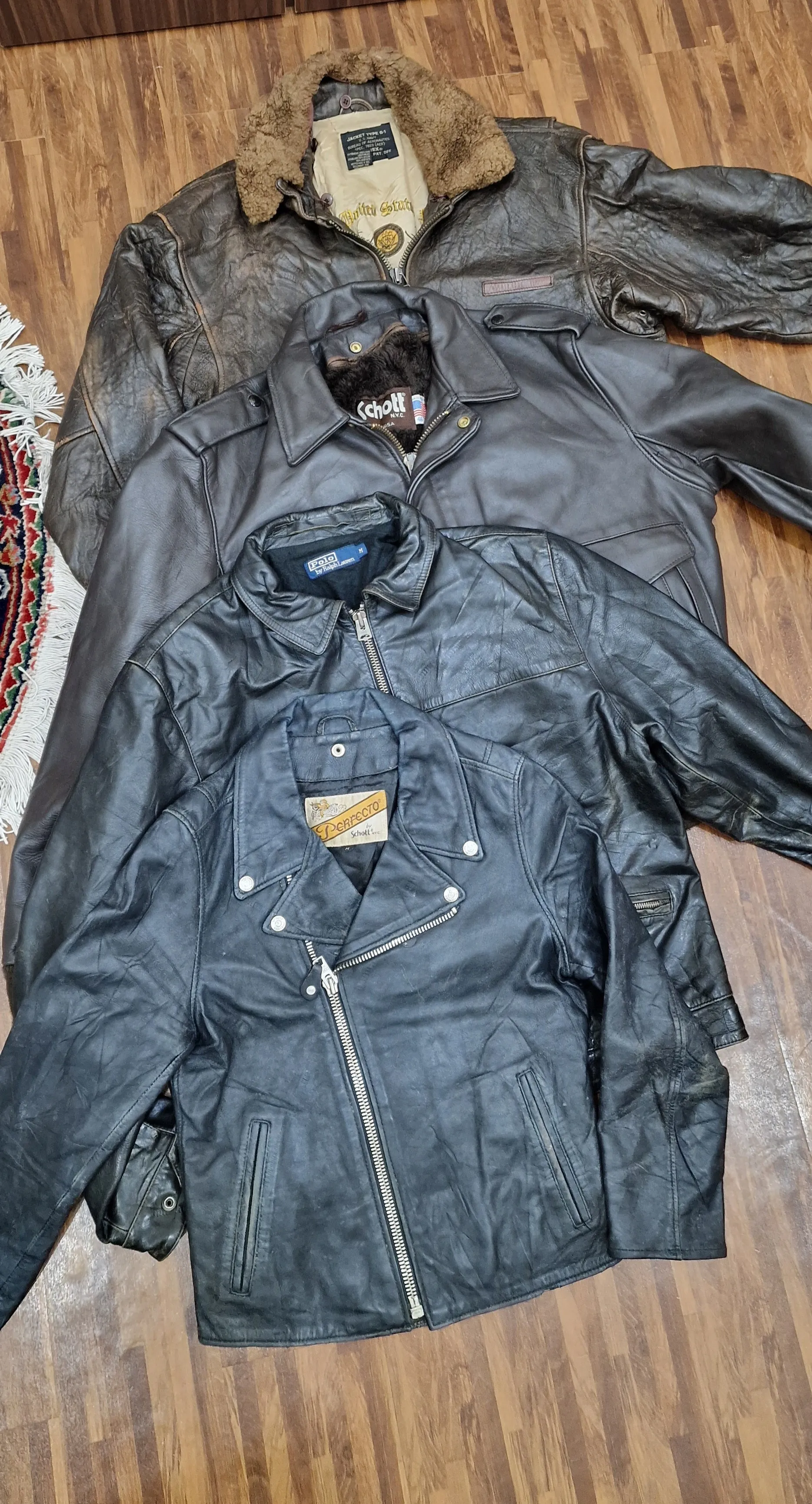 Mens vintage flight jackets