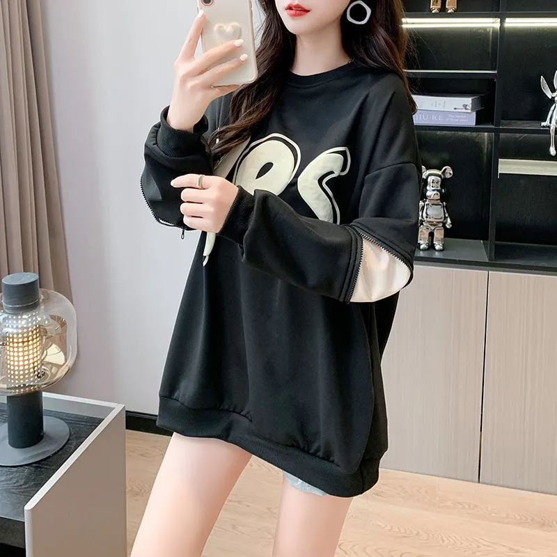 Midi Plus Cotton Round Neck Quality Sweatshirt