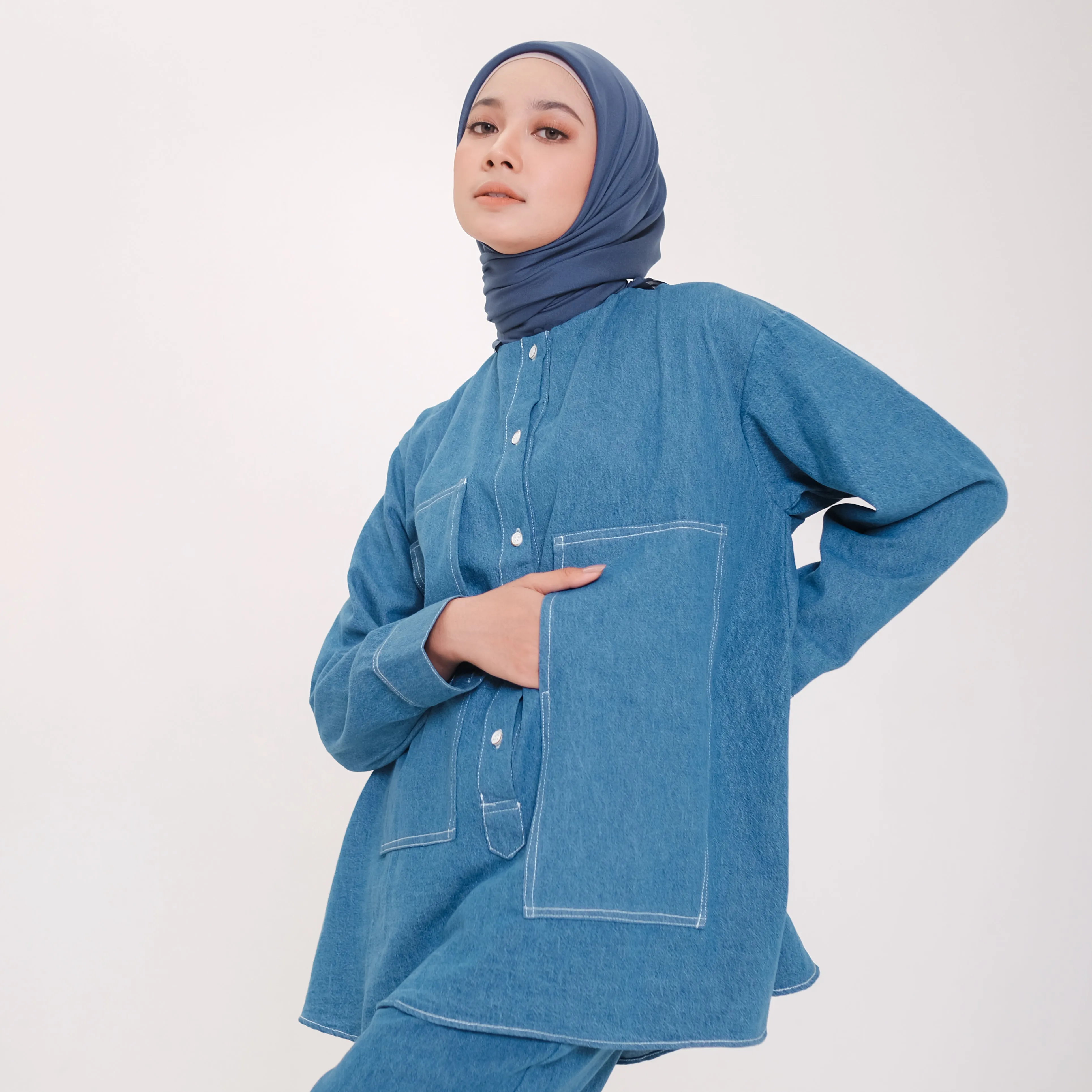 Mozza Denim Tops Riverside