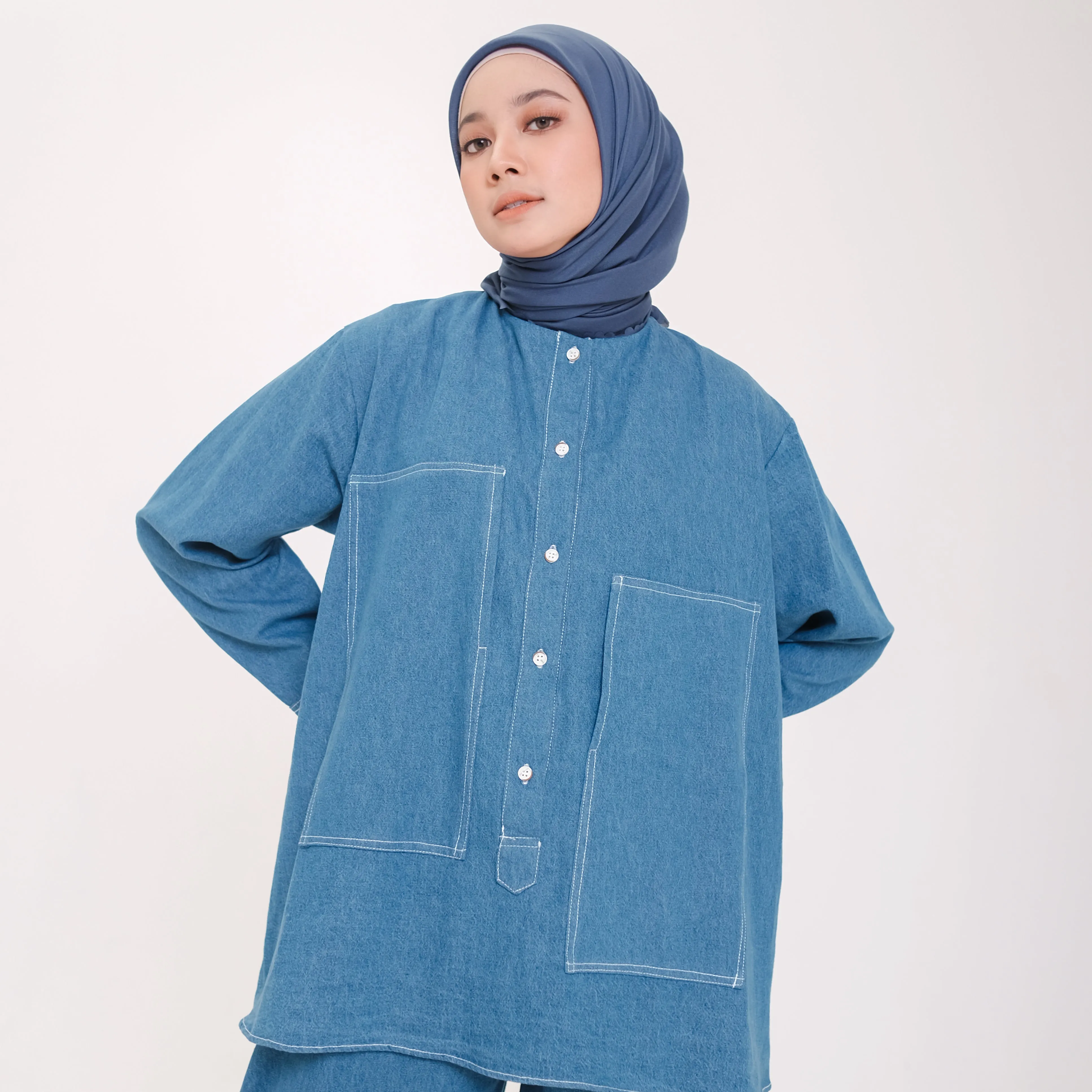 Mozza Denim Tops Riverside