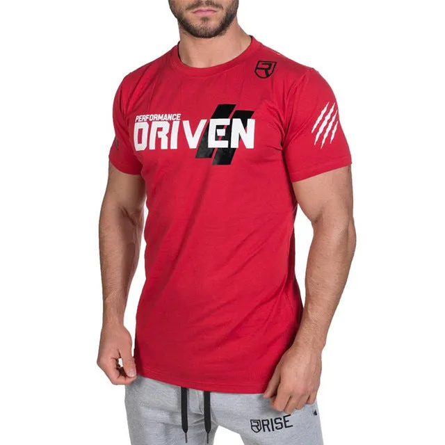 New Brand Mens muscle T shirt bodybuilding fitness men tops cotton singlets Plus Big size T shirt gasp Short Sleeve Tshirt