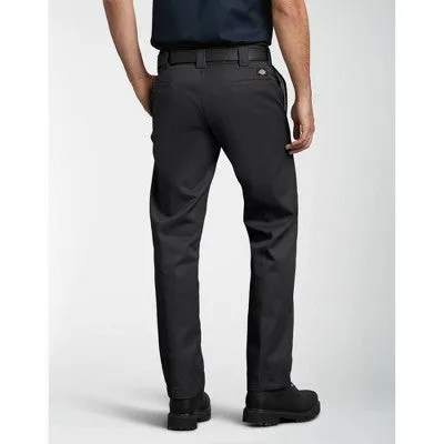 NEW - Dickies Men's Slim Fit Straight Leg Work Pants - Black 36x30