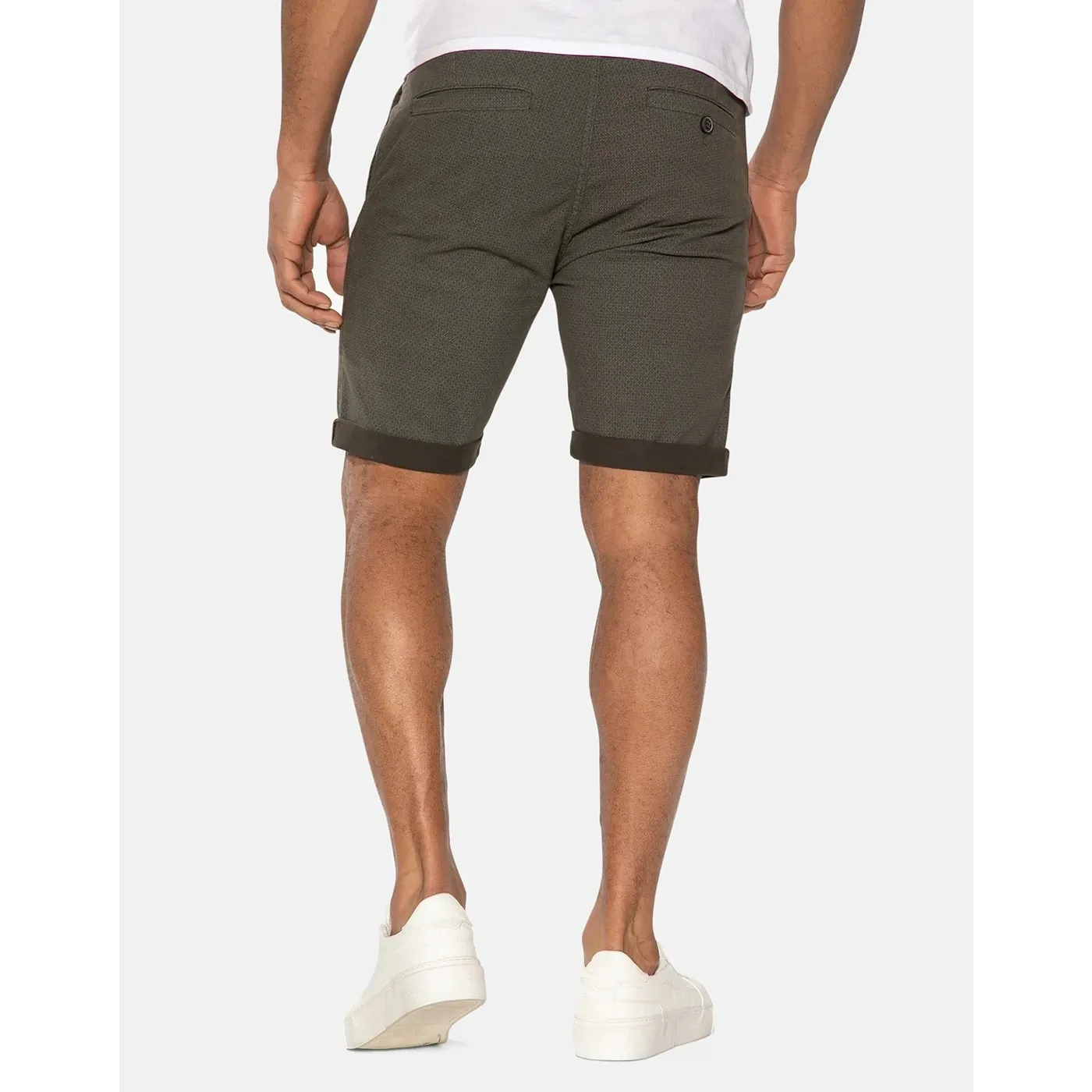 Olive Textured Shorts