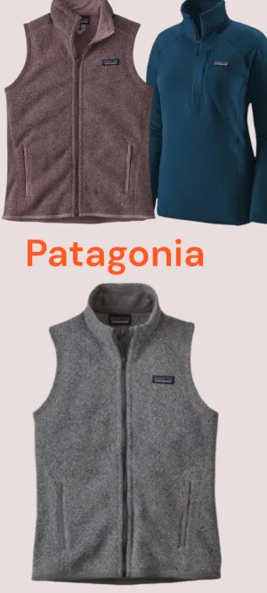 Patagonia Ladies Fleeces Vest And Jackets 22 Pieces