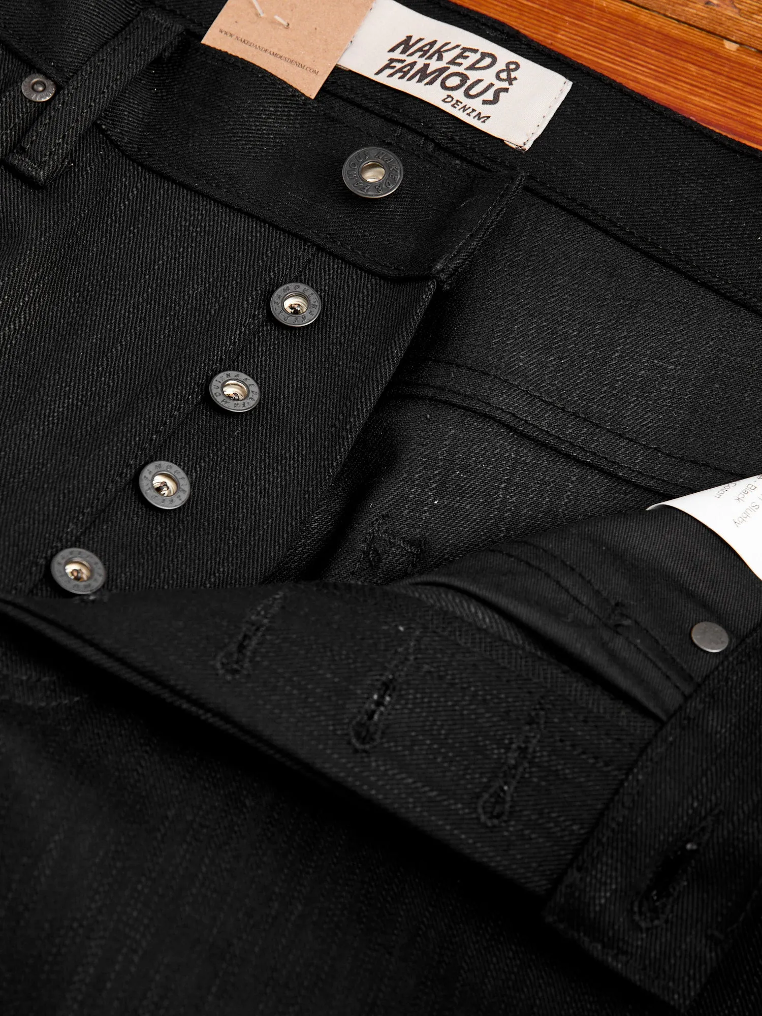 "Anniversary Left Hand Twill - Double Black Edition" 13.75oz Selvedge Denim - Easy Guy Fit