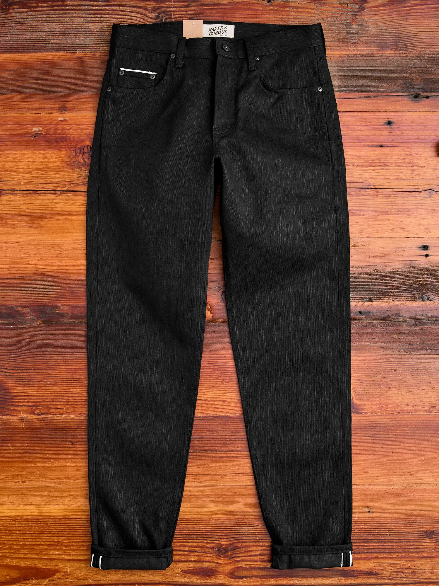 "Anniversary Left Hand Twill - Double Black Edition" 13.75oz Selvedge Denim - Easy Guy Fit