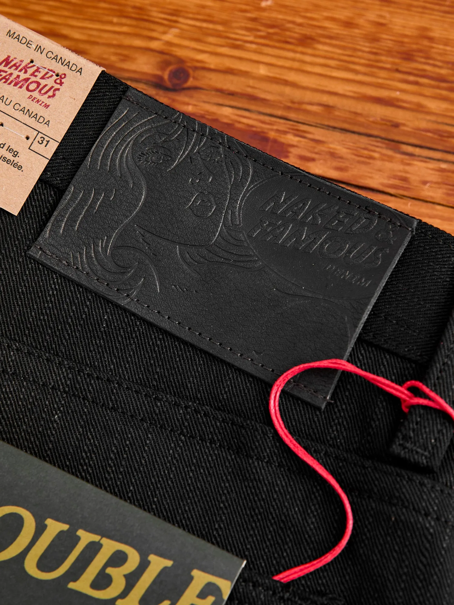 "Anniversary Left Hand Twill - Double Black Edition" 13.75oz Selvedge Denim - Weird Guy Fit