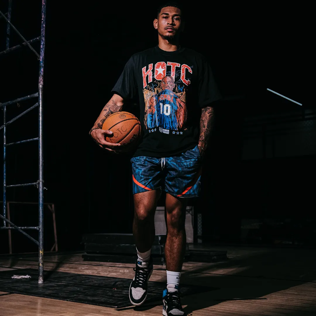 "Jersey Biting Kobe" T-Shirt / "Redeem Team" Mesh Shorts