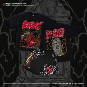 "Lebron Death Stare" T-Shirt / "Miami Nights" Mesh Shorts