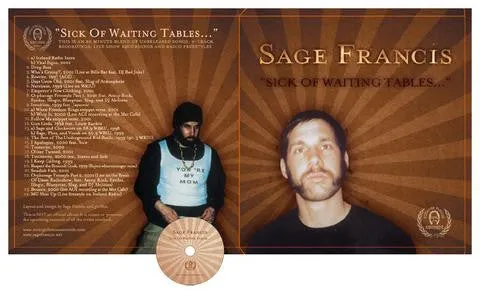 Sage Francis - Sick Of Waiting Tables SIGNED CD