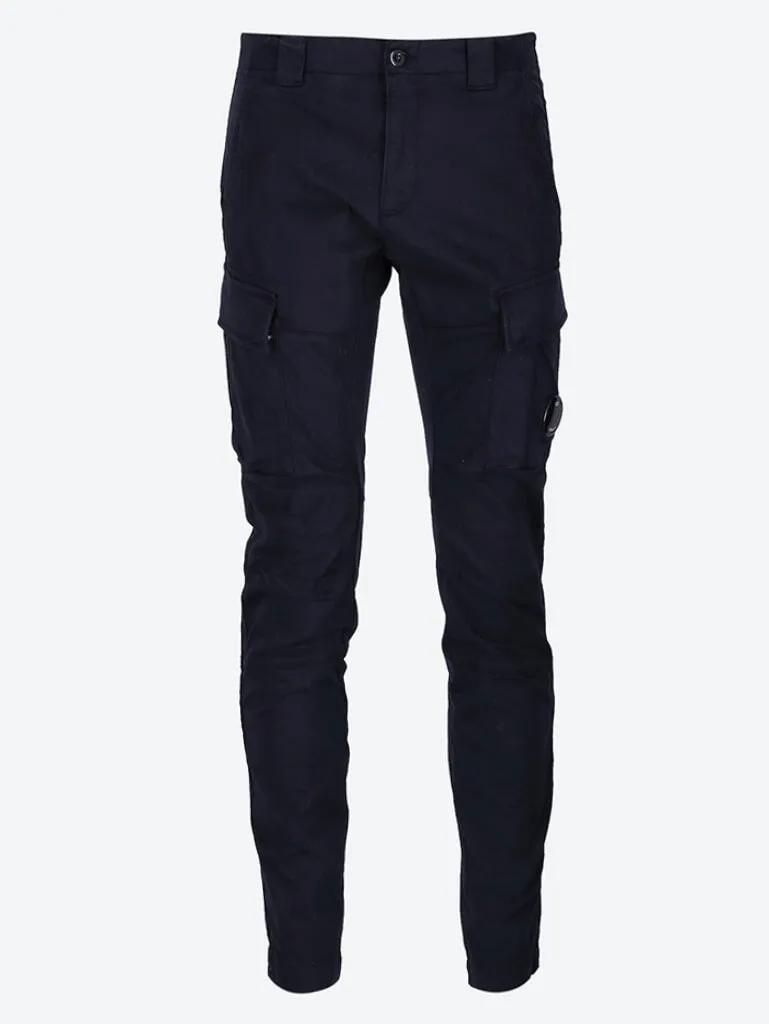 Sateen lens double cargo pants