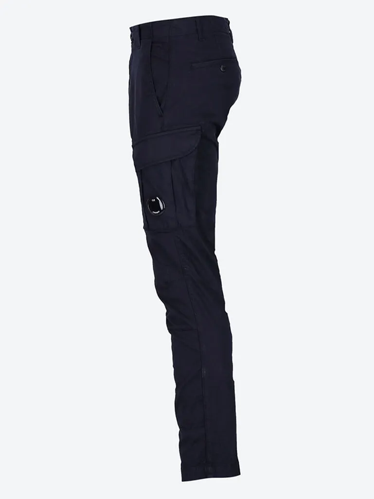 Sateen lens double cargo pants