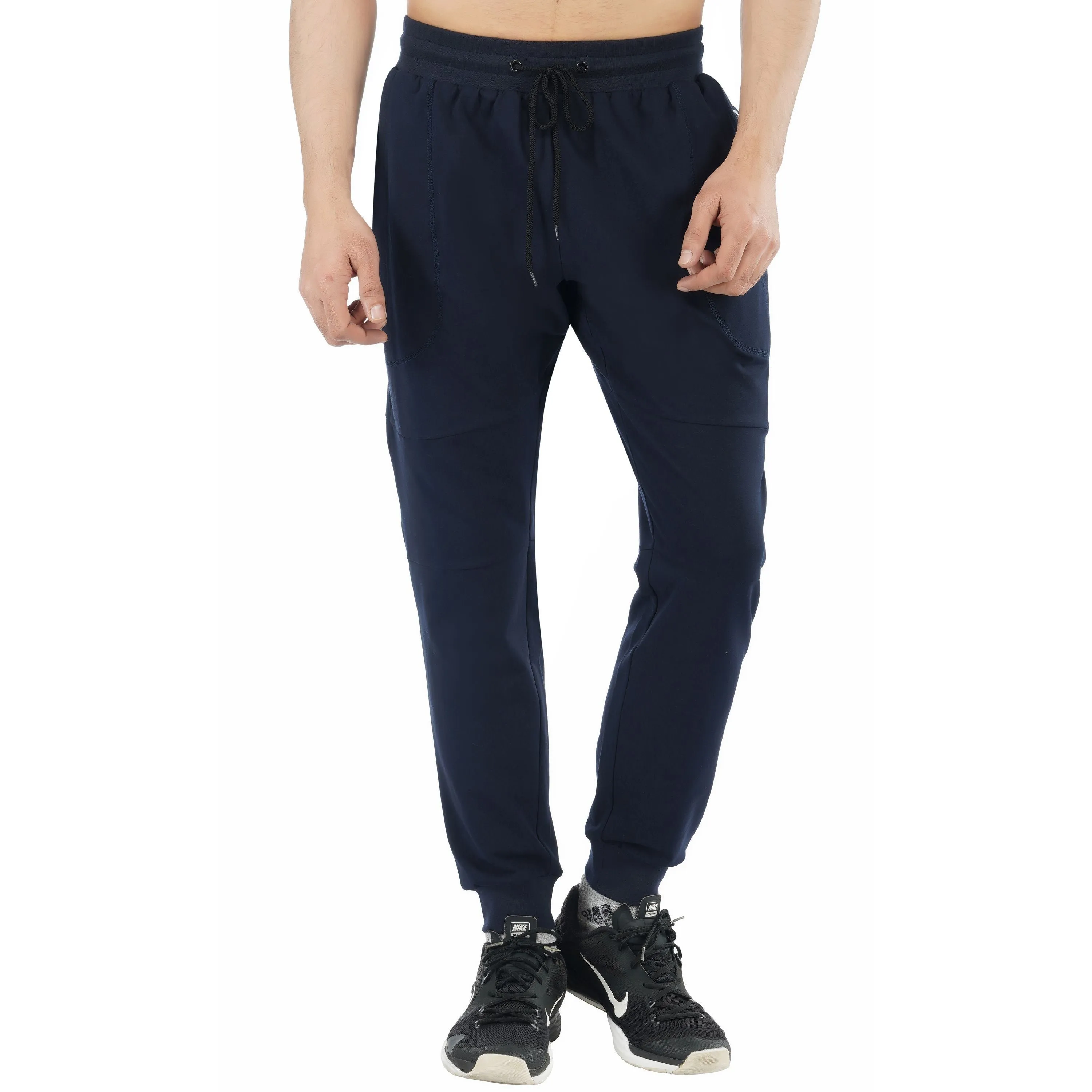 SLAY. Men's Navy Blue Joggers