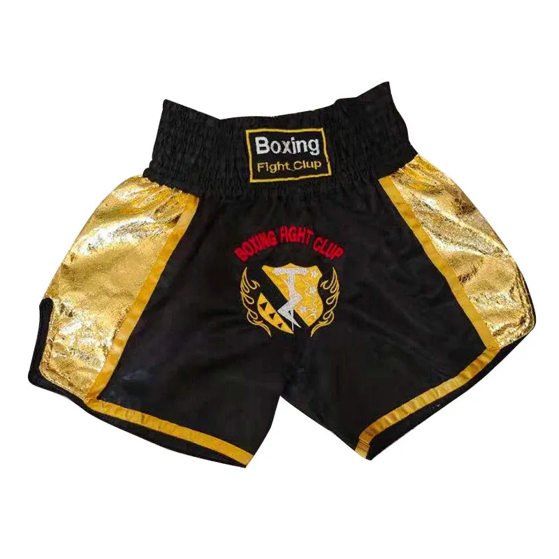 Thai Boxing Shorts Muay Thai Fightwear Men Women Boy Girl Kids Muaythai Grappling Kickboxing Match Training Uniform MMA Boxer Pants